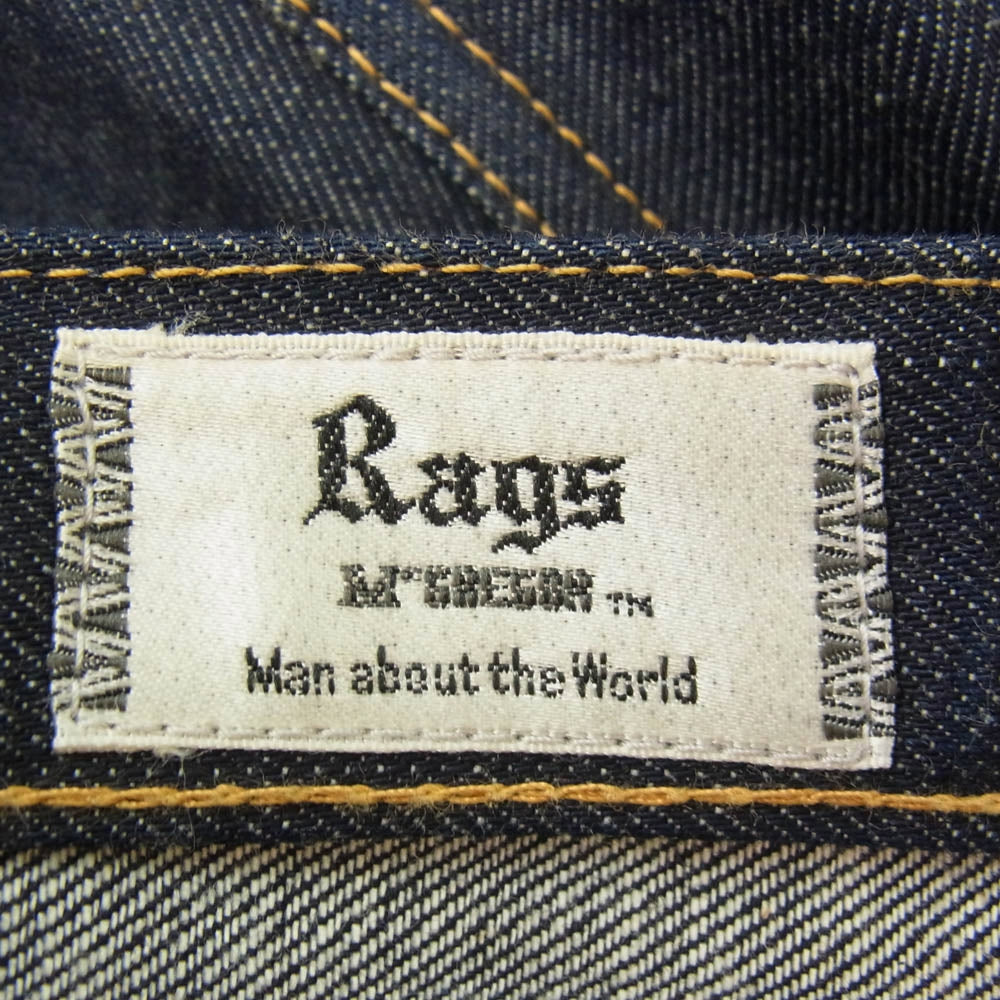 Rags McGREGOR ラグスマックレガー 211315001 ボタンフライ スキニー  デニム パンツ インディゴブルー系 30【中古】