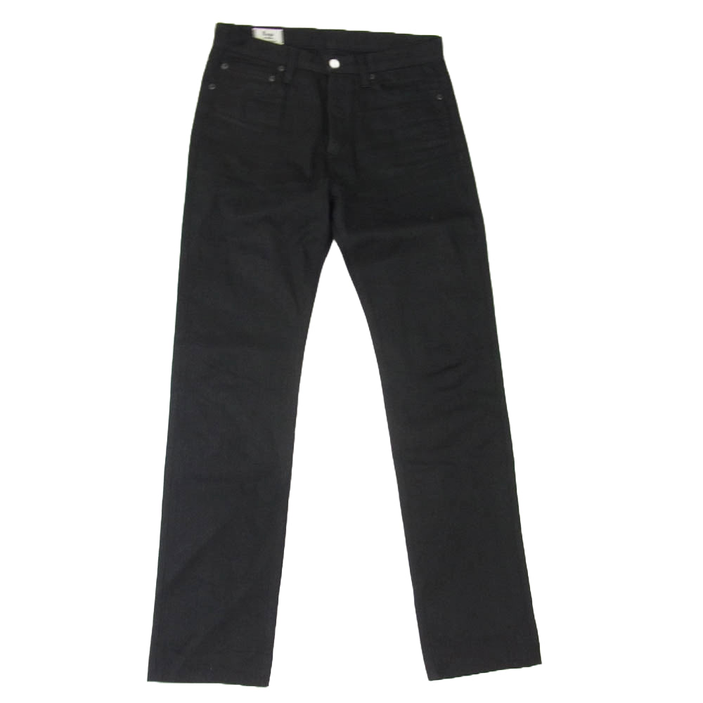 Rags McGREGOR ラグスマックレガー 211217002 ボタンフライ スキニー ブラック デニム パンツ ブラック系 30【中古】