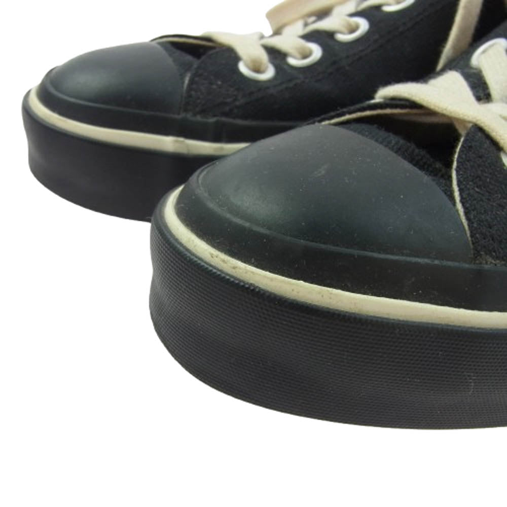 WTAPS ダブルタップス 15SS CANVAS SNEAKER 01 SHOES.COTTON.CANVAS キャンバス スニーカー ブラック系 27cm【中古】