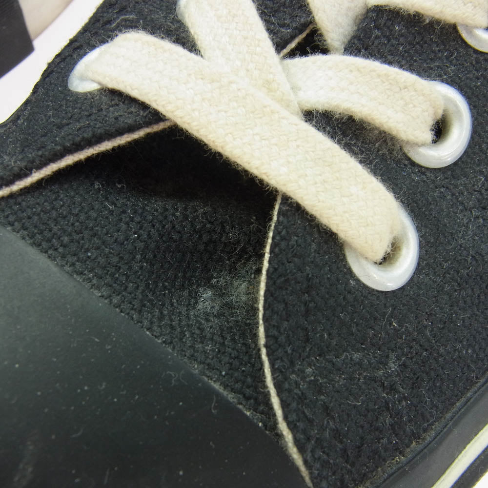 WTAPS ダブルタップス 15SS CANVAS SNEAKER 01 SHOES.COTTON.CANVAS キャンバス スニーカー ブラック系 27cm【中古】