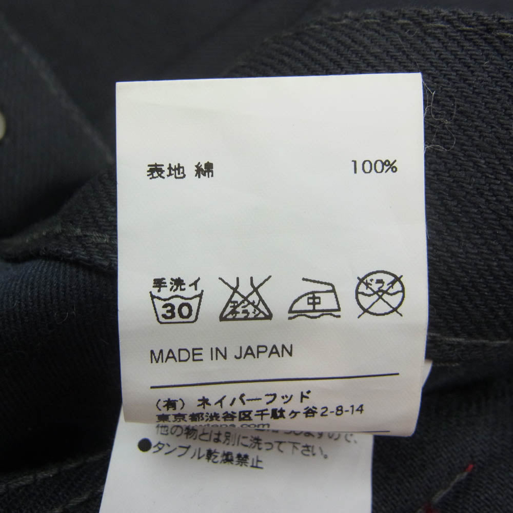 WTAPS ダブルタップス 152GWDT-PTM05 BLUES VERY SKINNY COLORWAY RAW スキニー ブラック デニム パンツ チャコール系 M【中古】