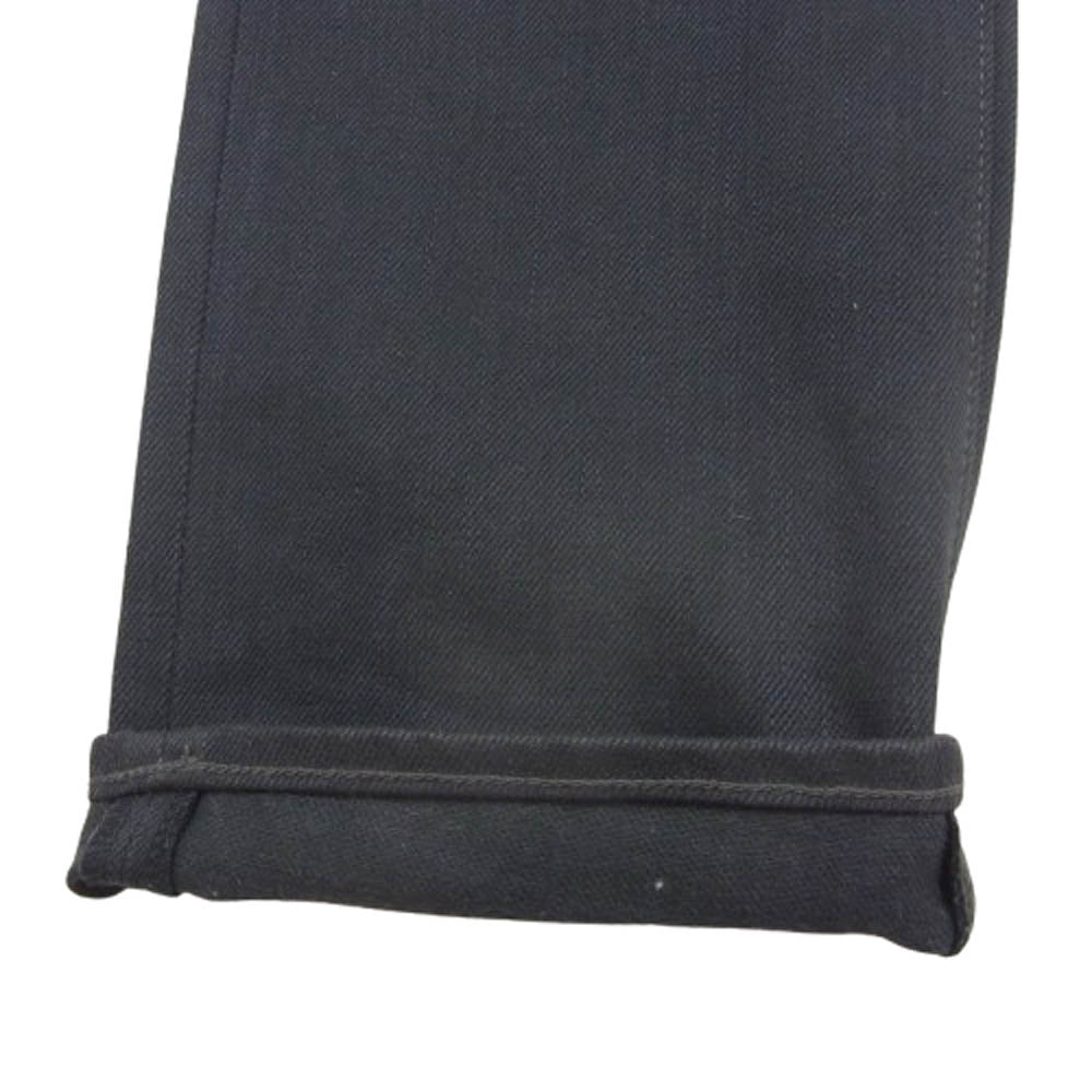 WTAPS ダブルタップス 152GWDT-PTM05 BLUES VERY SKINNY COLORWAY RAW スキニー ブラック デニム パンツ チャコール系 M【中古】