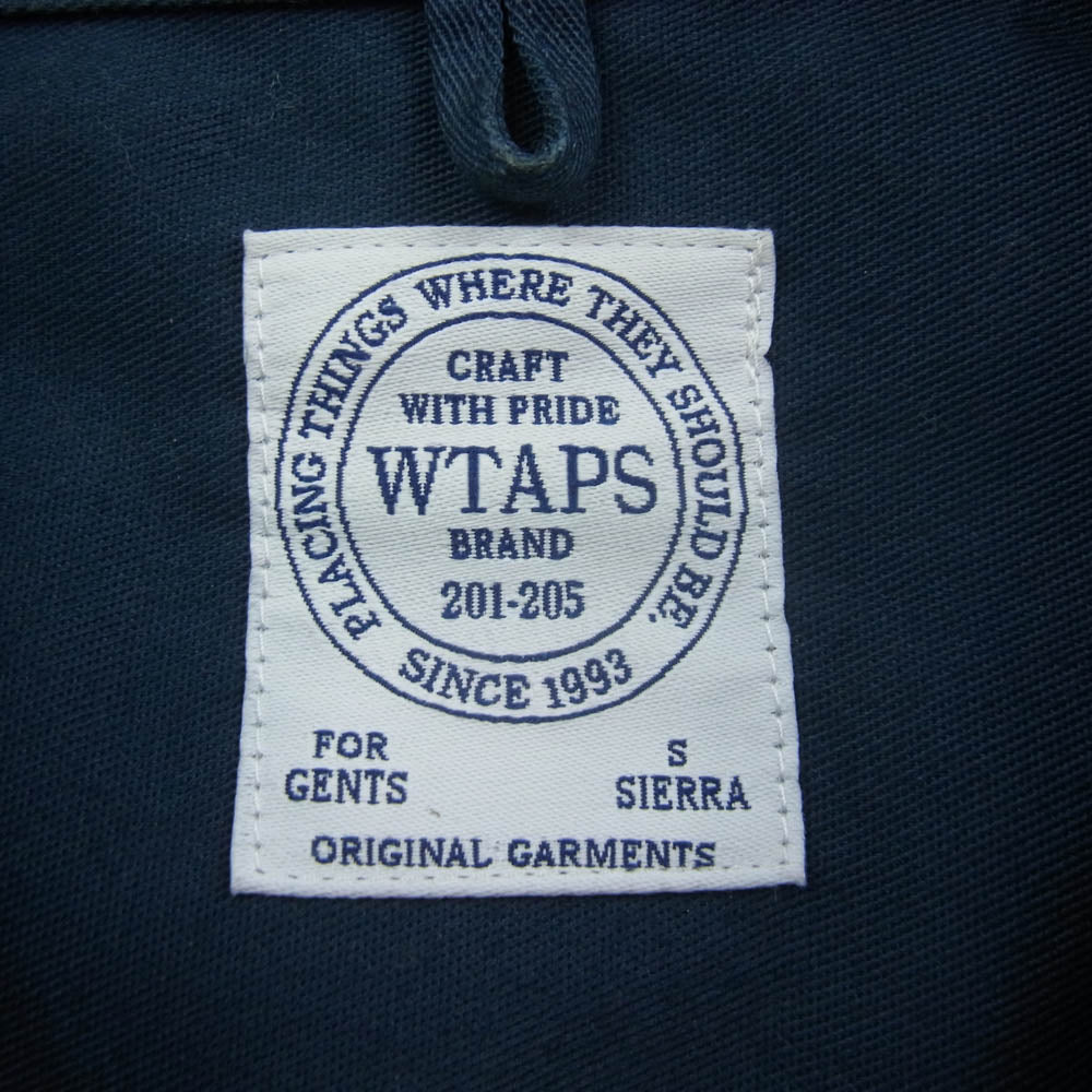 WTAPS ダブルタップス 161LTDT-SHM10 Union LS 04 Shirt ユニオン シャツ ワーク 長袖 ネイビー系 S【中古】