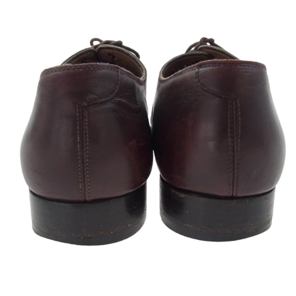GIORGIO ARMANI ジョルジオアルマーニ レザー ドレス シューズ ブラウン系 43【中古】