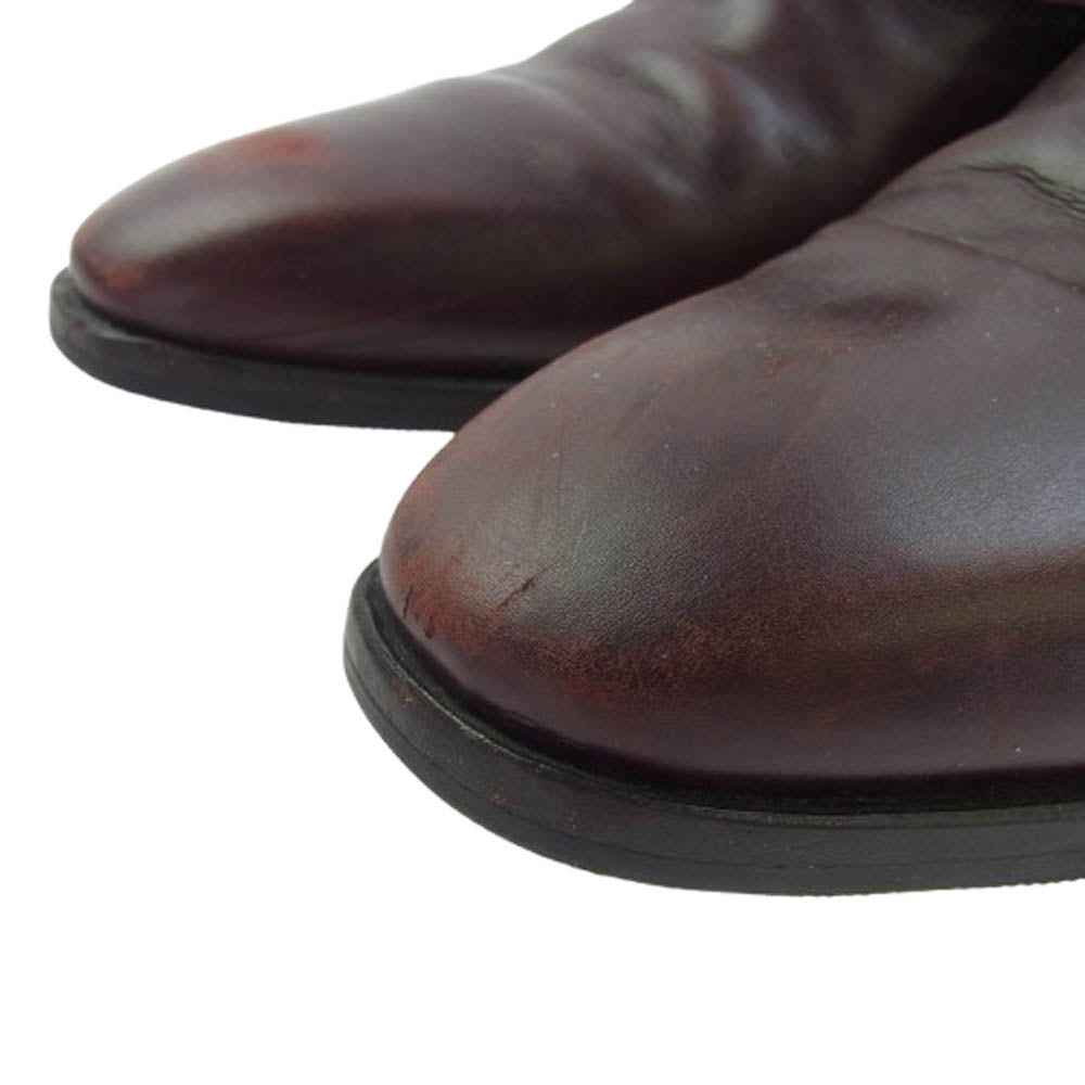 GIORGIO ARMANI ジョルジオアルマーニ レザー ドレス シューズ ブラウン系 43【中古】