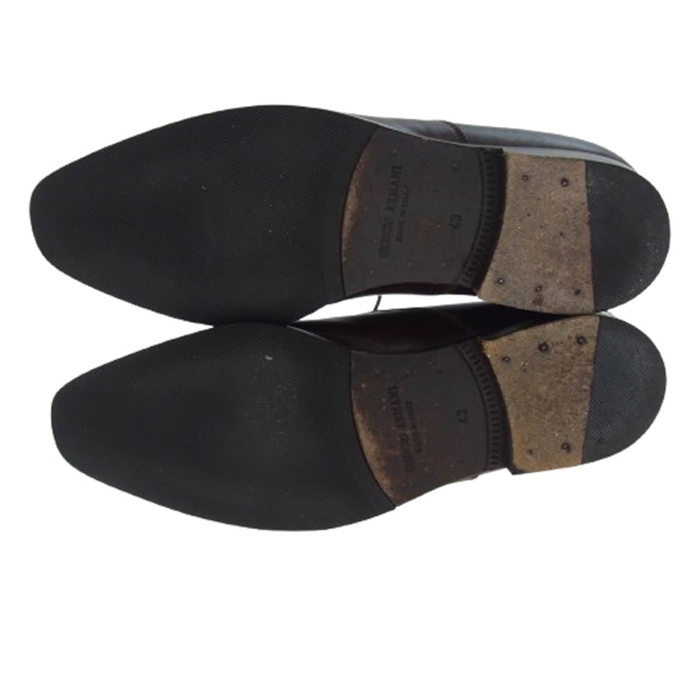 GIORGIO ARMANI ジョルジオアルマーニ レザー ドレス シューズ ブラウン系 43【中古】