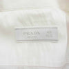 PRADA プラダ UCM608 F62 ストレッチ ポプリン スリムフィット シャツ ホワイト系 40【中古】