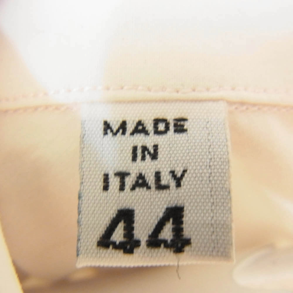 MAISON MARTIN MARGIELA メゾンマルタンマルジェラ イタリア製 14ライン ここのえタグ 4つタグ レギュラーカラー 長袖シャツ ピンク系 44【中古】