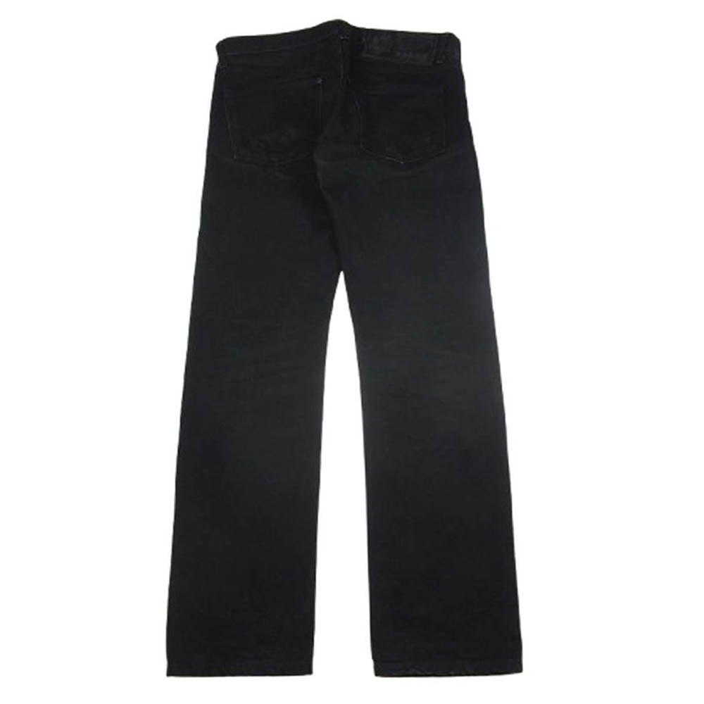 NEIGHBORHOOD ネイバーフッド NARROW STRAIGHT BLACK ICON ロゴ刺繍 ナロー ストレート ブラック アイコン デニム パンツ ブラック系 M【中古】