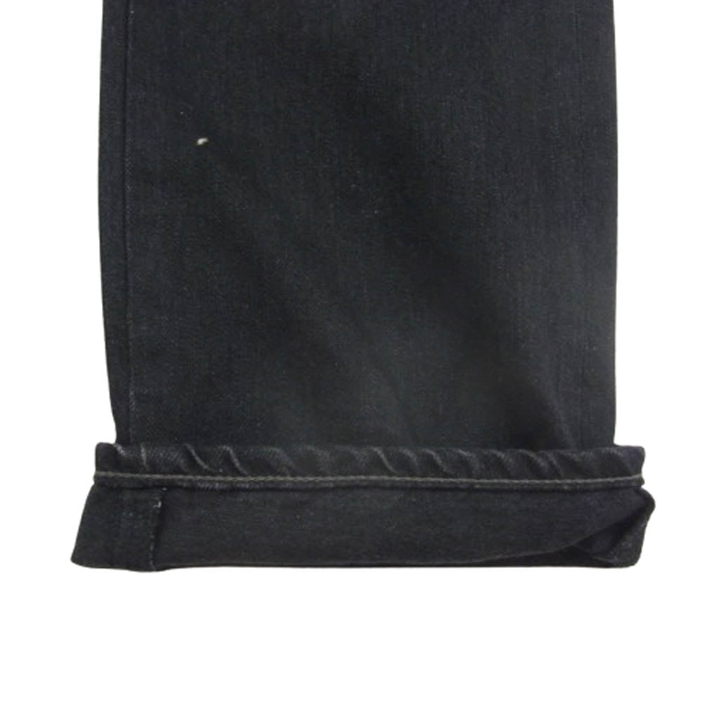 NEIGHBORHOOD ネイバーフッド NARROW STRAIGHT BLACK ICON ロゴ刺繍 ナロー ストレート ブラック アイコン デニム カーゴ パンツ ブラック系 M【中古】