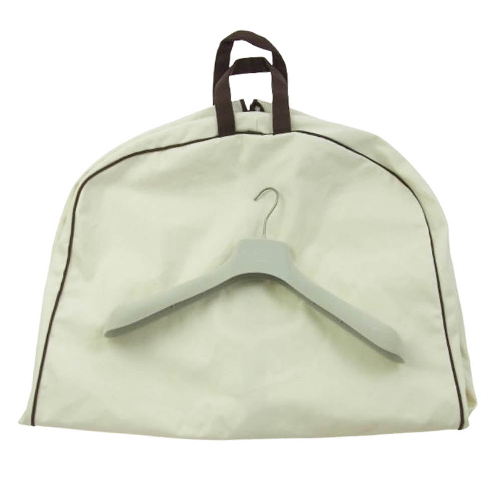 HERMES エルメス 国内正規品 フランス製 リバーシブル レザー ナイロン パーカー フーディー ジャケット グレー系 ライトグリーン系 464【中古】