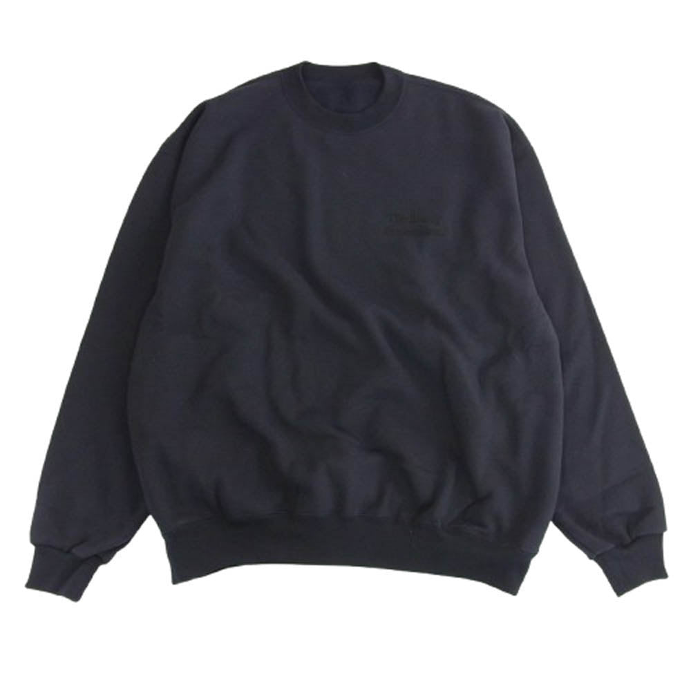 The Ennoy Professional ザ エンノイ プロフェッショナル 25SS Crew Sweat Set Up ロゴ刺繍 クルー スウェット セットアップ ネイビー系 XL【新古品】【未使用】【中古】