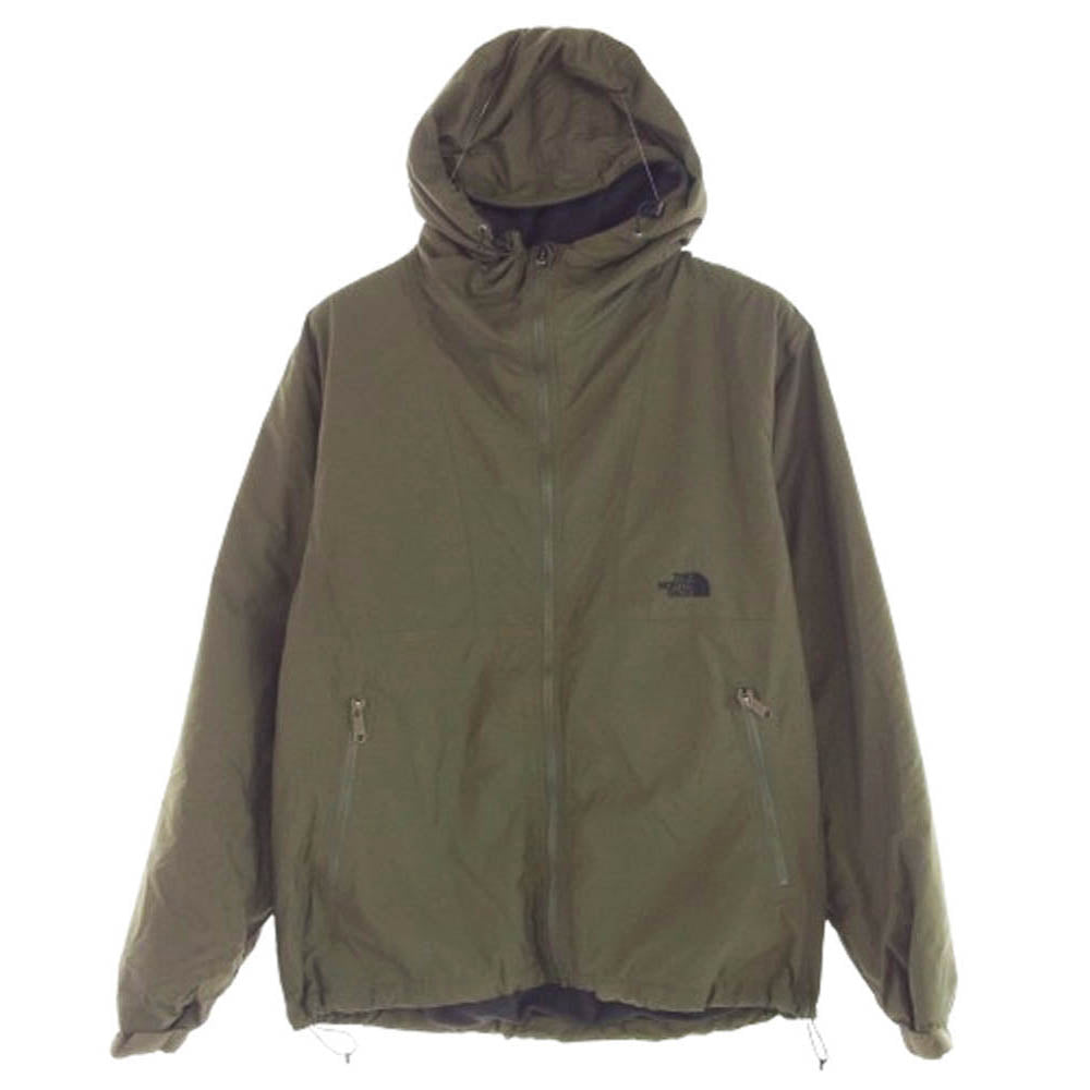 THE NORTH FACE ノースフェイス NP72433 Compact Nomad Jacket コンパクト ノマド ナイロン ジャケット カーキ系 L【中古】