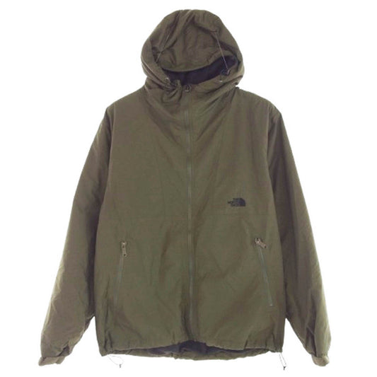 THE NORTH FACE ノースフェイス NP72433 Compact Nomad Jacket コンパクト ノマド ナイロン ジャケット カーキ系 L【中古】