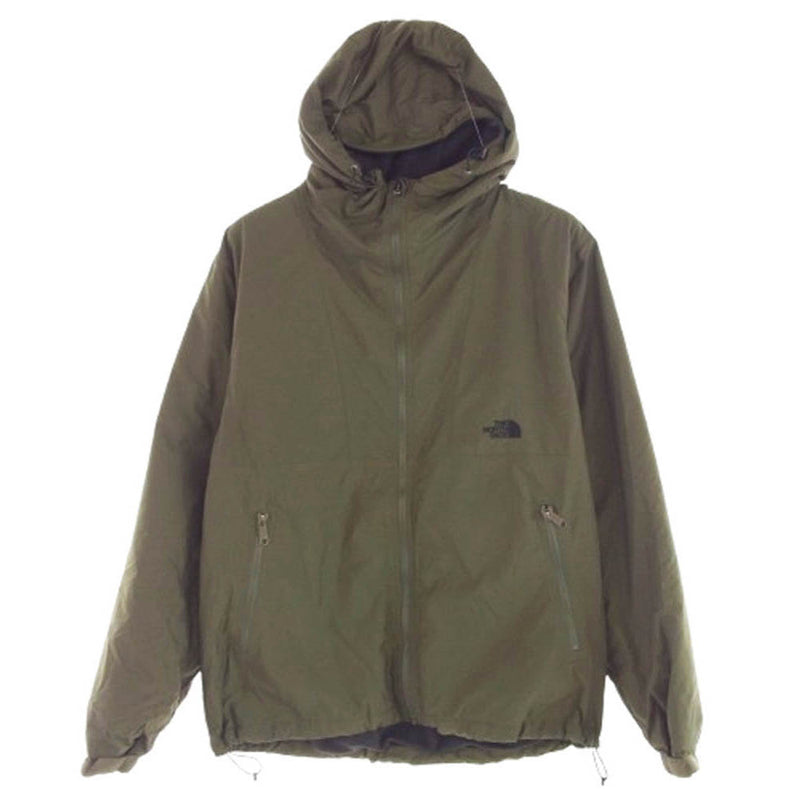 THE NORTH FACE ノースフェイス NP72433 Compact Nomad Jacket コンパクト ノマド ナイロン ジャケット カーキ系 L【中古】