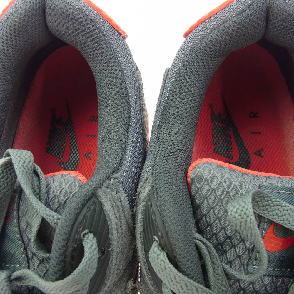 NIKE ナイキ DM0029-007 Air Max 90 Black Iron Grey Fire Red エアマックス90 ブラック アイアングレー ファイヤーレッド スニーカー グレー系 27cm【中古】
