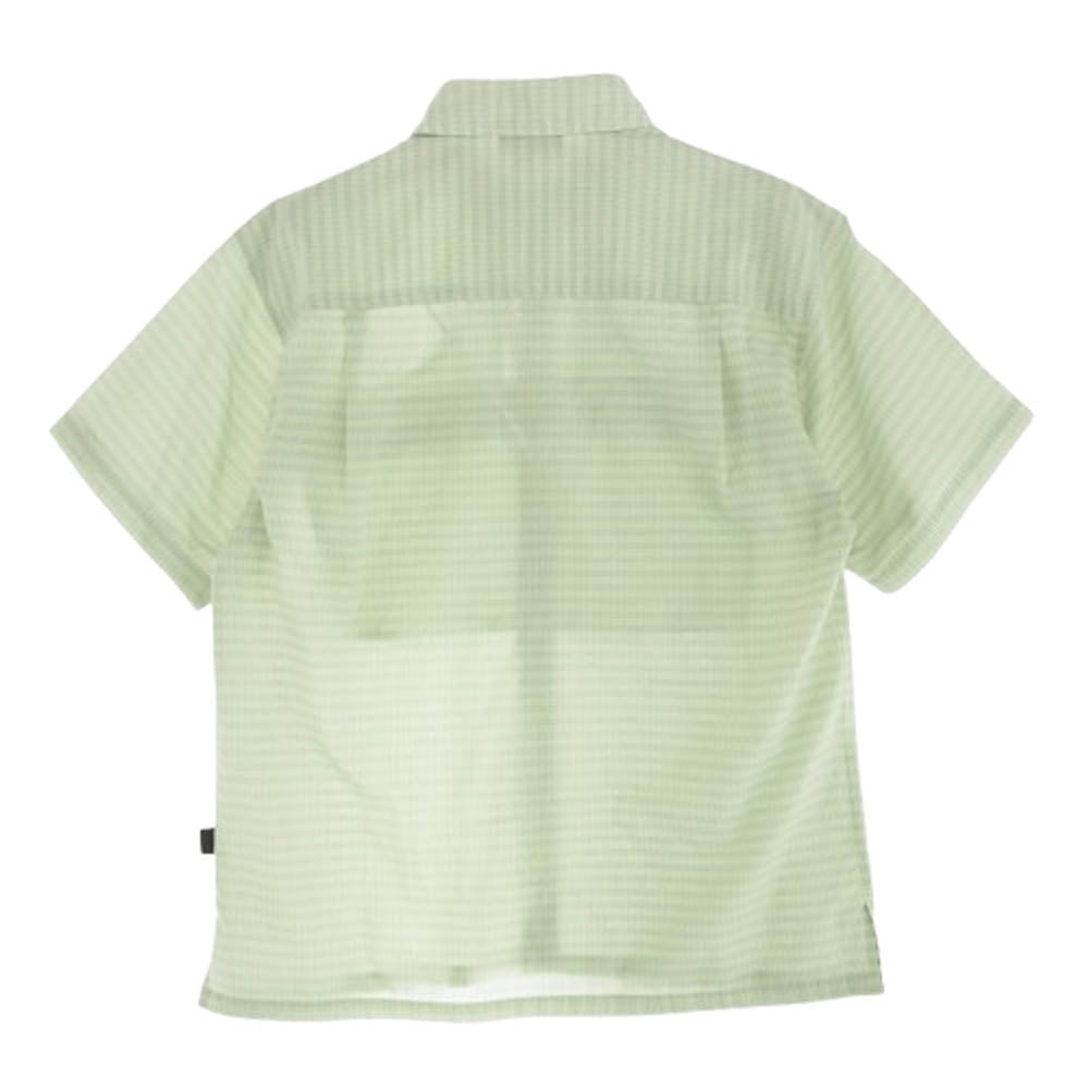 patagonia パタゴニア 05SS 52165 Island Hopper Shirt アイランド ホッパー チェック柄 半袖 シャツ グリーン グリーン系 S【中古】