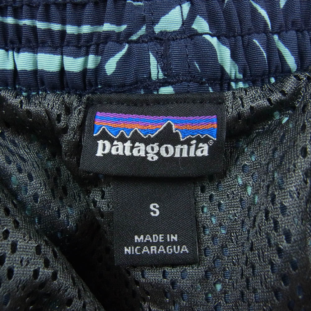 patagonia パタゴニア 19SS 57021 Baggies Shorts バギーズ ショーツ ハーフ ショート パンツ ネイビー系 S【中古】