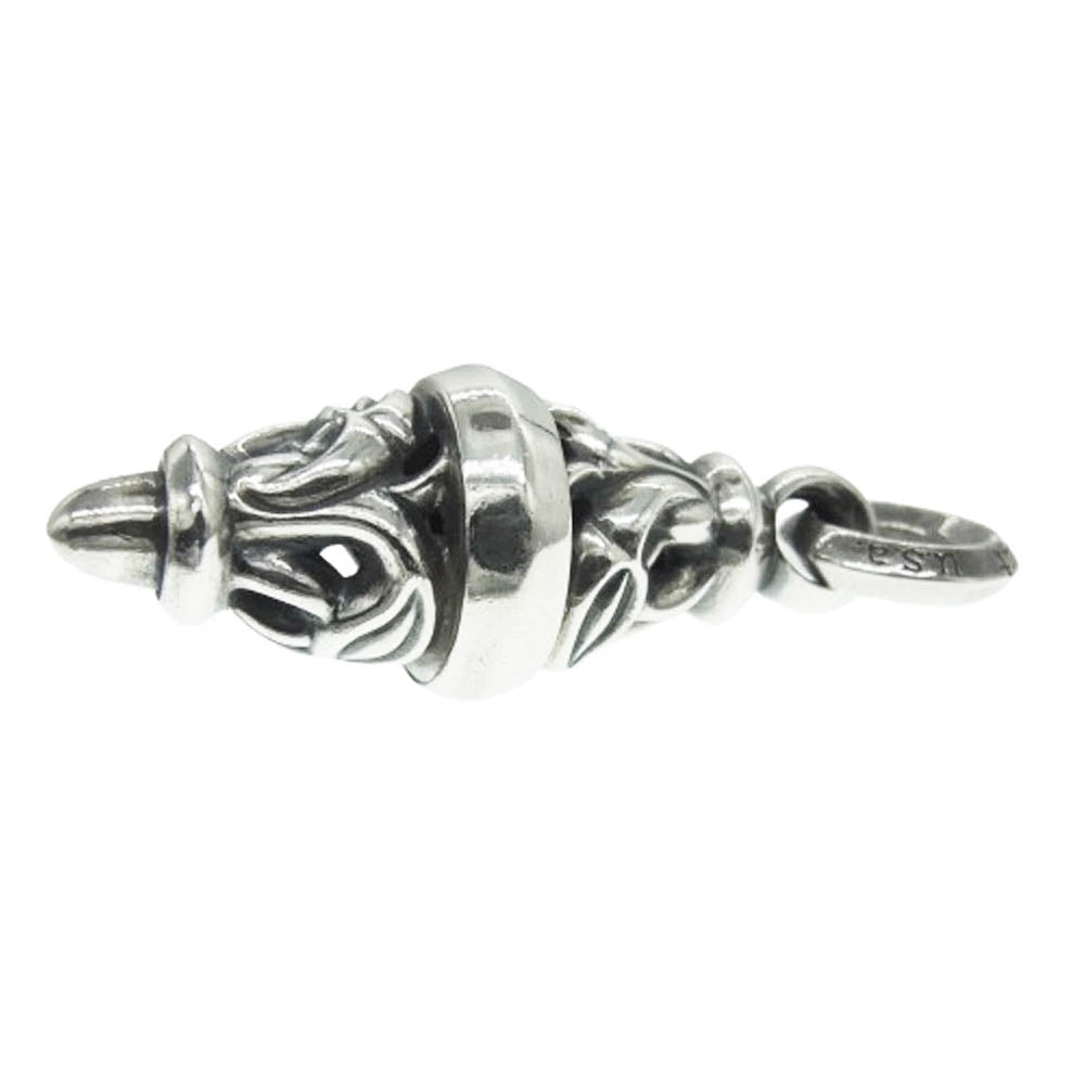 LONE ONES ロンワンズ LeoNard KaMhout レナードカムホート刻印 CRANE BEAD クレーンビード ペンダント シルバー系【中古】