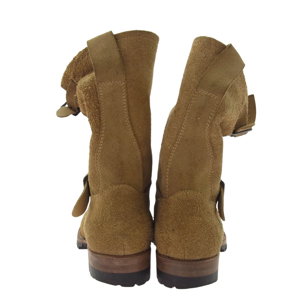 EGO TRIPPING エゴトリッピング 691112 SUEDE スエード エンジニア ブーツ ベージュ系 8【中古】