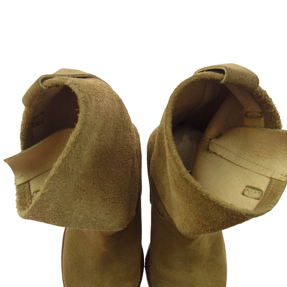 EGO TRIPPING エゴトリッピング 691112 SUEDE スエード エンジニア ブーツ ベージュ系 8【中古】