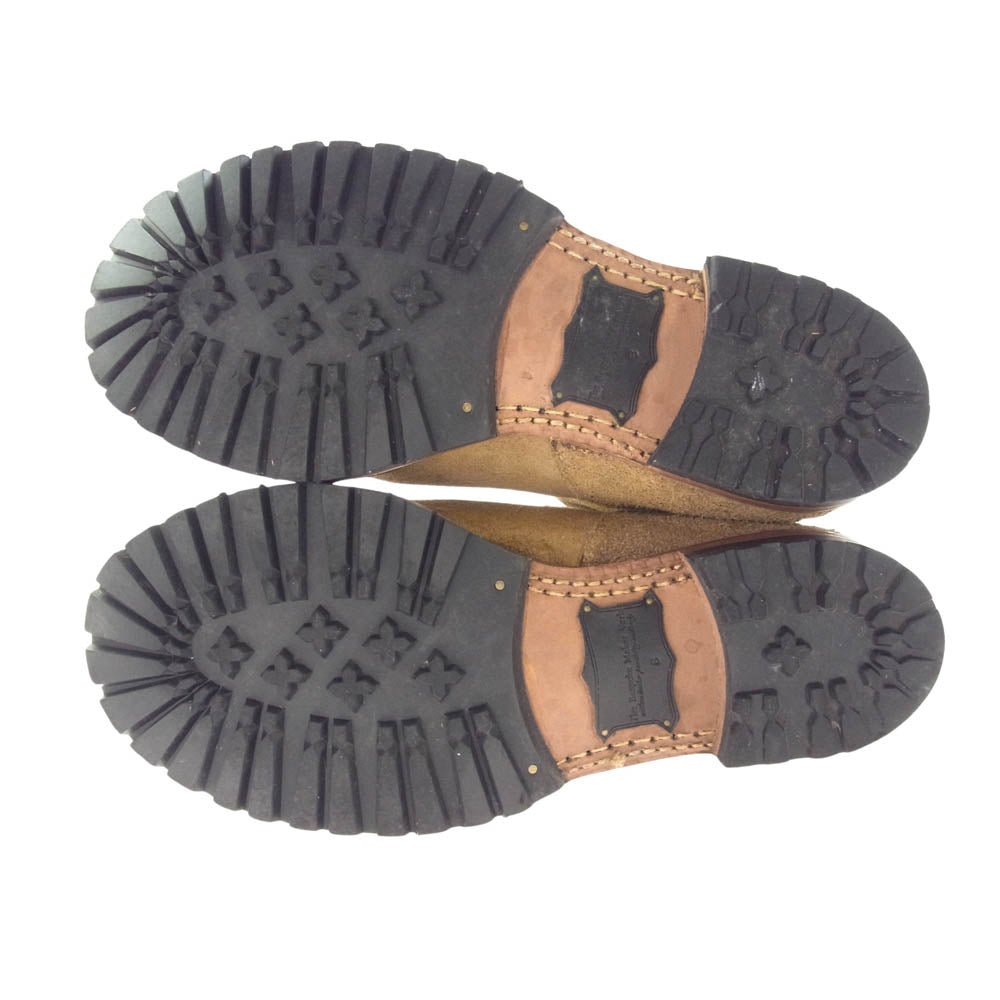 EGO TRIPPING エゴトリッピング 691112 SUEDE スエード エンジニア ブーツ ベージュ系 8【中古】