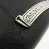 CHROME HEARTS クロムハーツ（原本無） REC F ZIP ダブル フレアニー ラウンドジップ レザー ロングウォレット 長財布 ブラック系【中古】