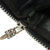 CHROME HEARTS クロムハーツ（原本無） REC F ZIP ダブル フレアニー ラウンドジップ レザー ロングウォレット 長財布 ブラック系【中古】