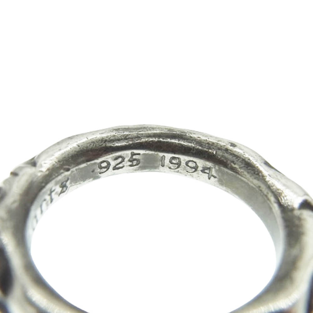 CHROME HEARTS クロムハーツ（原本無） SCRL BAND スクロール バンド リング シルバー系 15号【中古】