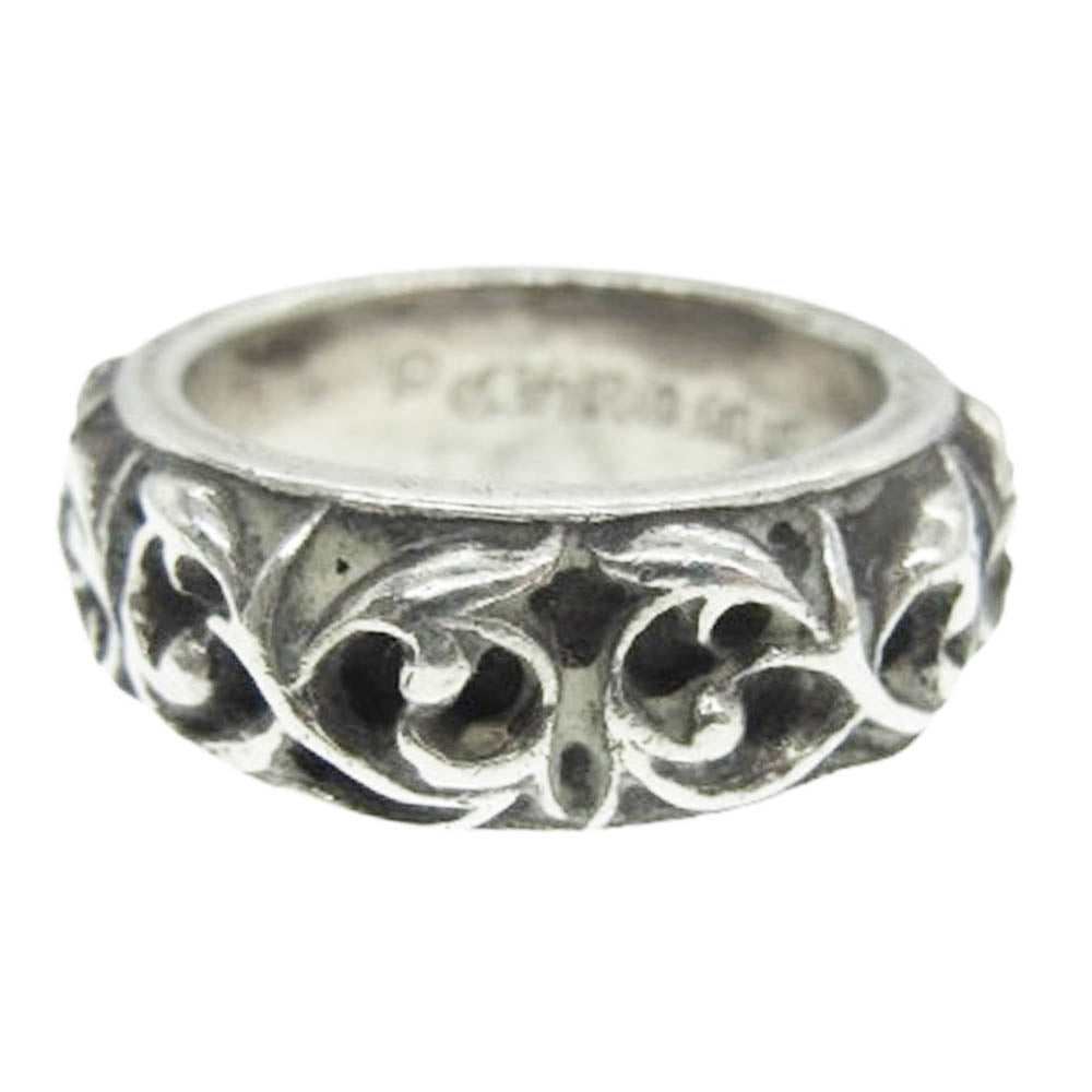 CHROME HEARTS クロムハーツ（原本無） ETRNITY VINE BAND エタニティ ヴァイン バンド リング シルバー系 15.5号【中古】
