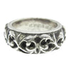CHROME HEARTS クロムハーツ（原本無） ETRNITY VINE BAND エタニティ ヴァイン バンド リング シルバー系 15.5号【中古】