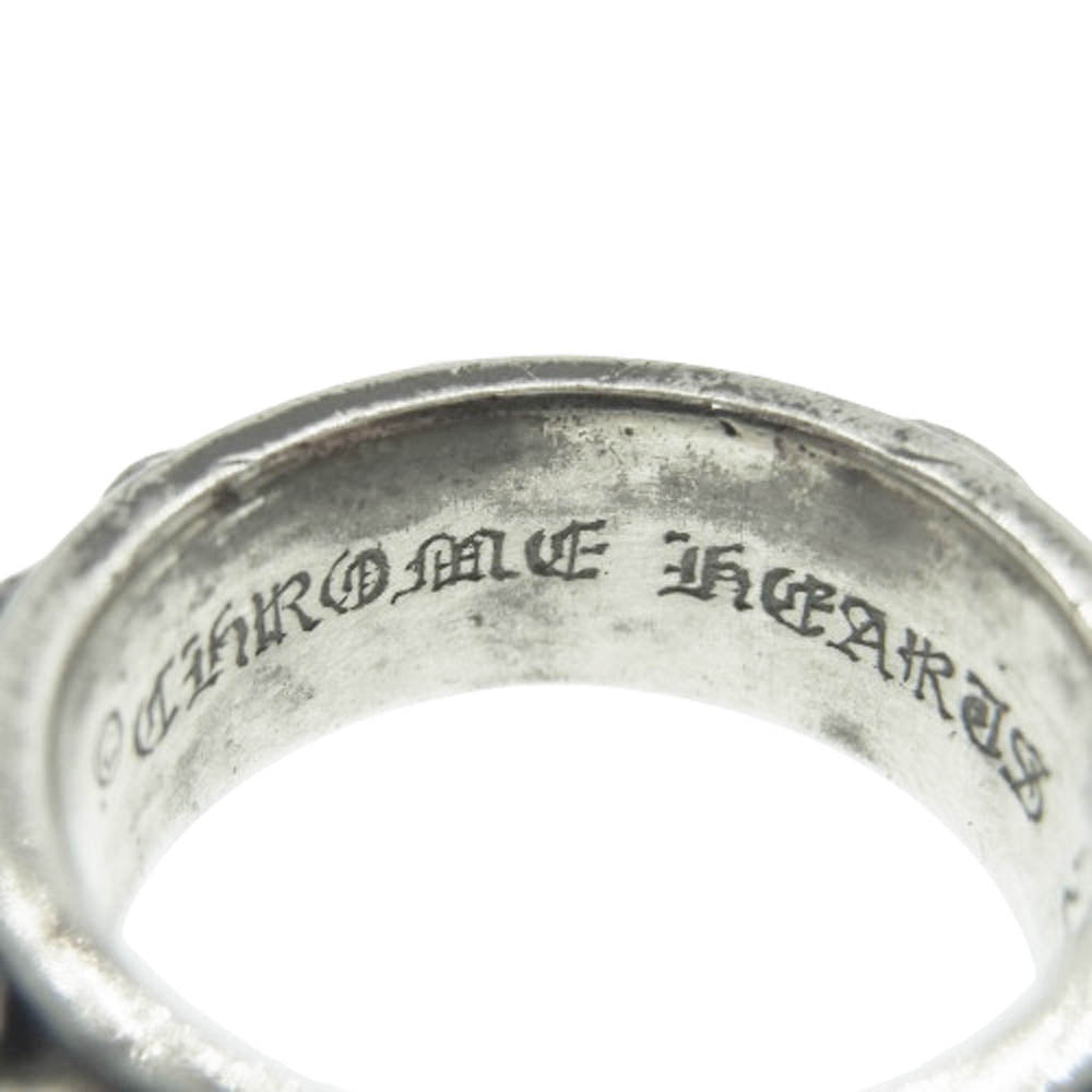 CHROME HEARTS クロムハーツ（原本無） ETRNITY VINE BAND エタニティ ヴァイン バンド リング シルバー系 15.5号【中古】