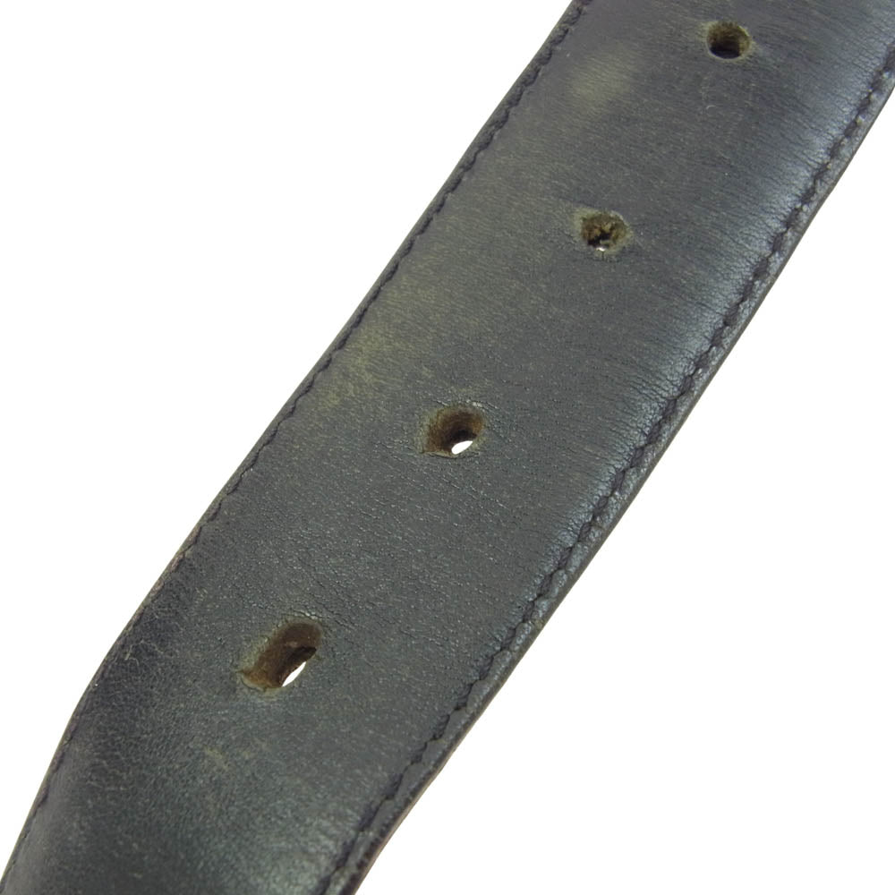 CHROME HEARTS クロムハーツ（原本無） BLT ROLLER 3PC 1.5 3ピース 32 ローラー レザー ベルト ブラック系 32【中古】