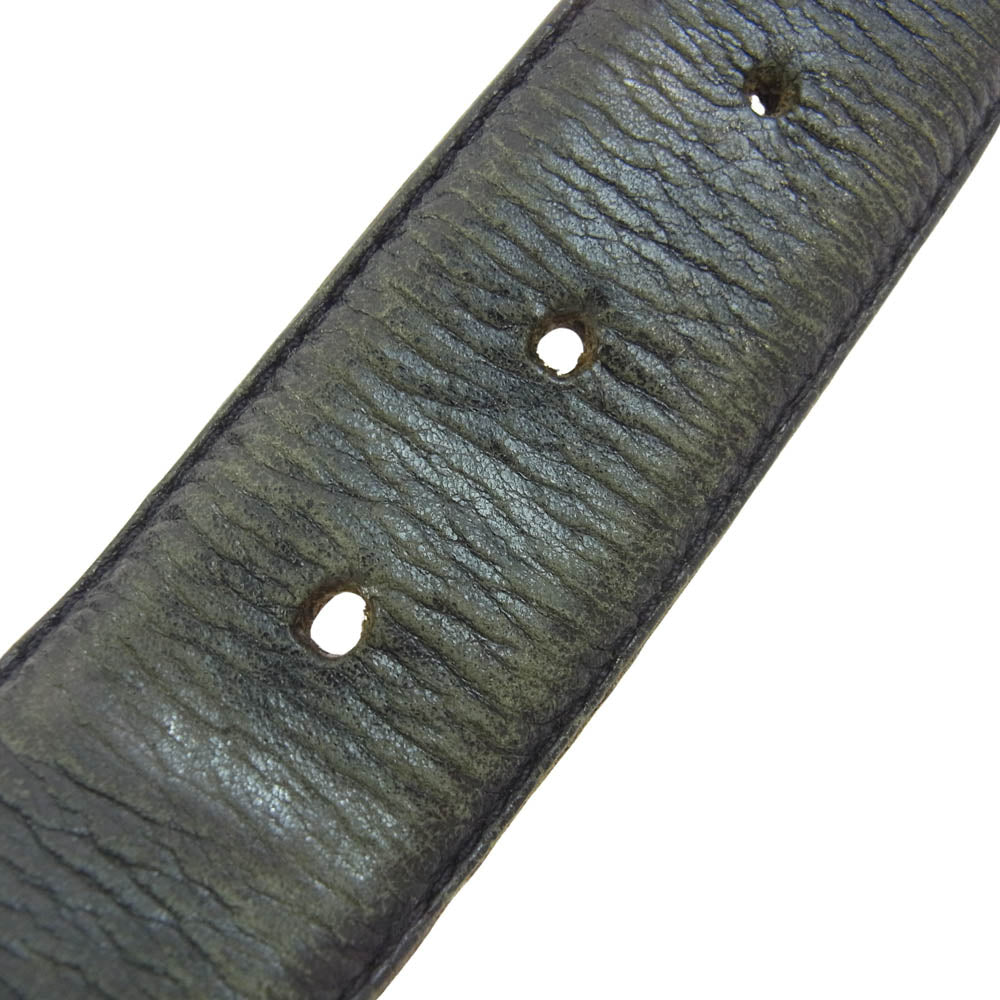 CHROME HEARTS クロムハーツ（原本無） BLT ROLLER 3PC 1.5 3ピース 32 ローラー レザー ベルト ブラック系 32【中古】