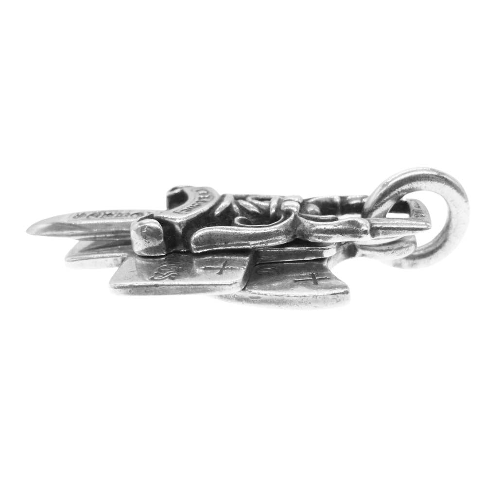 CHROME HEARTS クロムハーツ（原本無） 3 TRINKETS スリート リンケッツ ペンダントトップ シルバー系【中古】