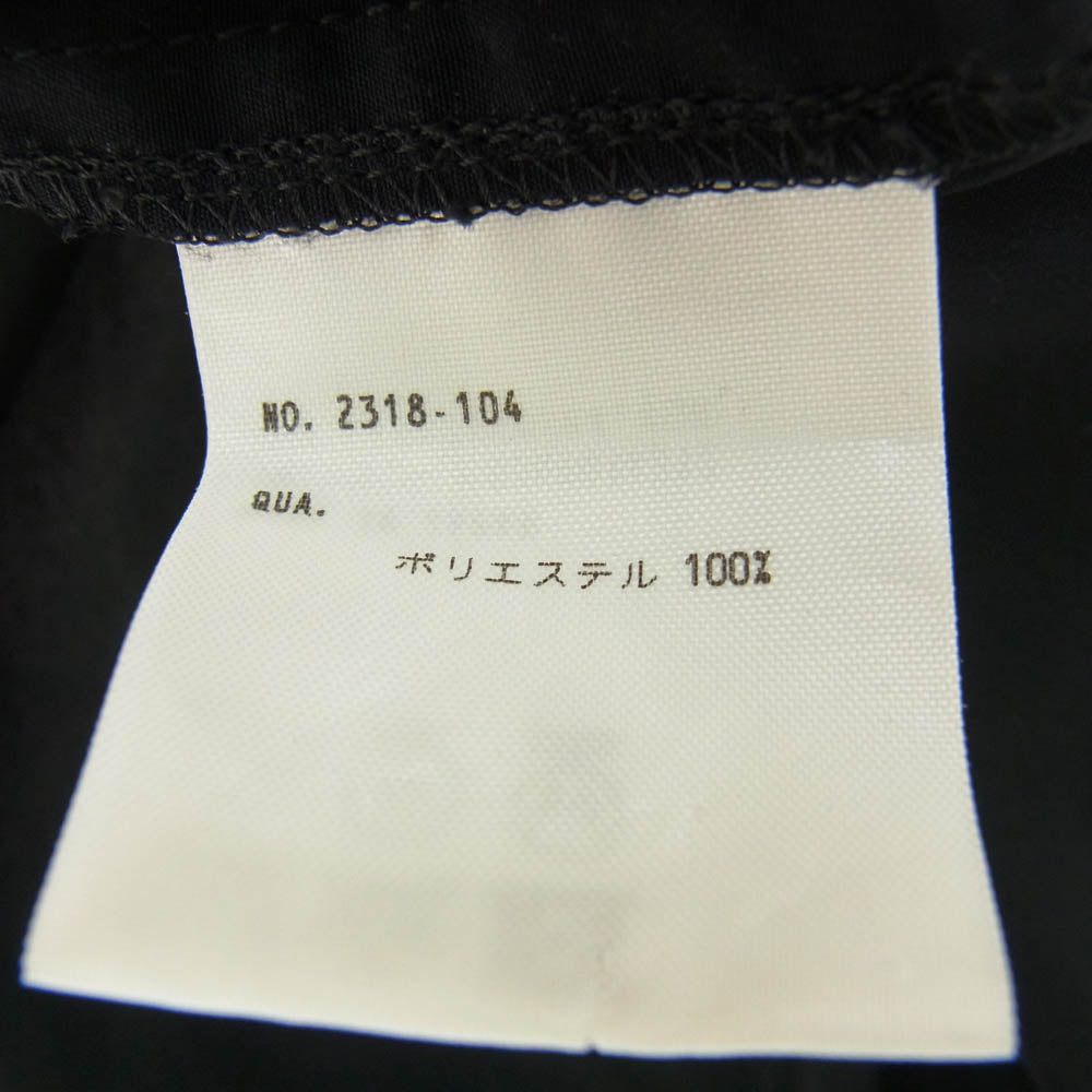LAD MUSICIAN ラッドミュージシャン 2318-104 DECHINE BIG S/S SHIRT オープンカラー ビッグ 半袖 シャツ ブラック系 42【中古】