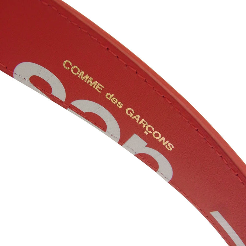 COMME des GARCONS コムデギャルソン COW HIDE カウハイド レザー ロゴ