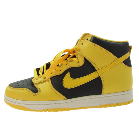 NIKE ナイキ 630335 071 90s 99年製 DUNK HIGH LE ダンク ハイ アイオワ ハイカット スニーカー イエロー系 28cm【極上美品】【中古】