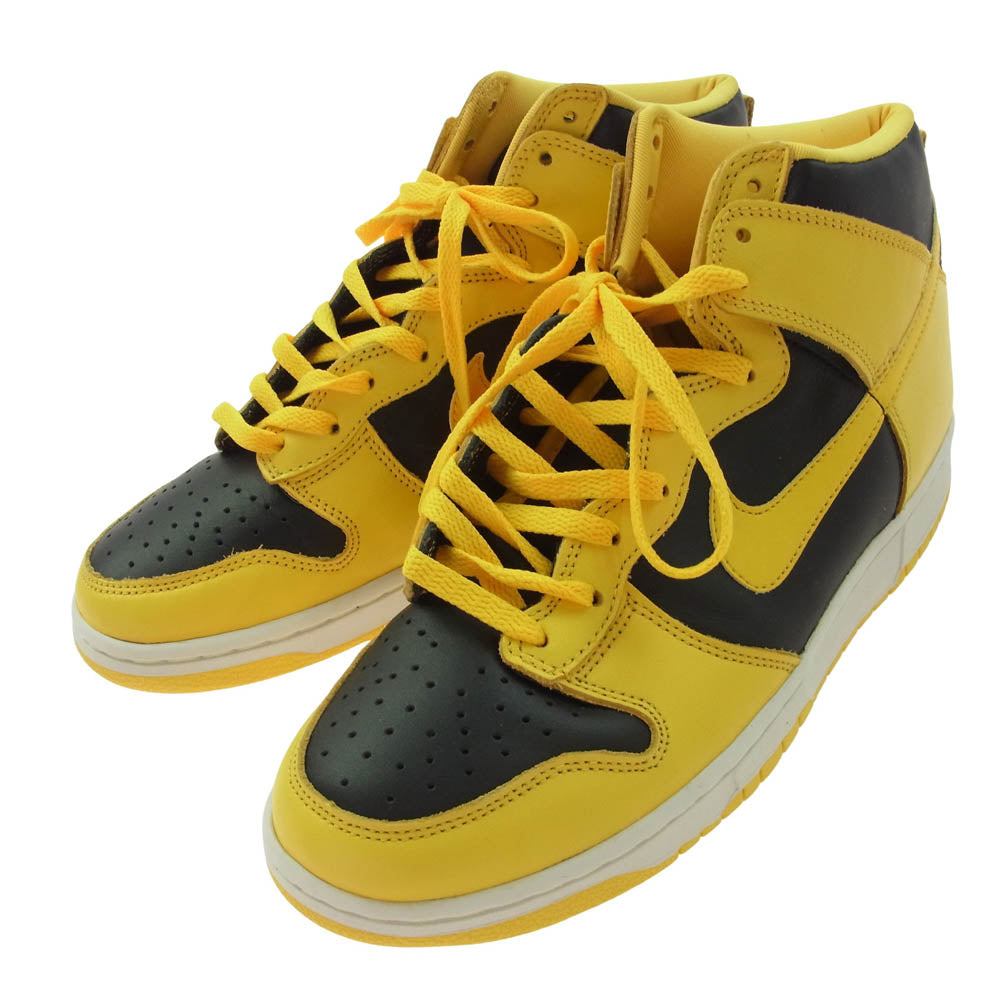 NIKE ナイキ 630335 071 90s 99年製 DUNK HIGH LE ダンク ハイ アイオワ ハイカット スニーカー イエロー系 28cm【極上美品】【中古】