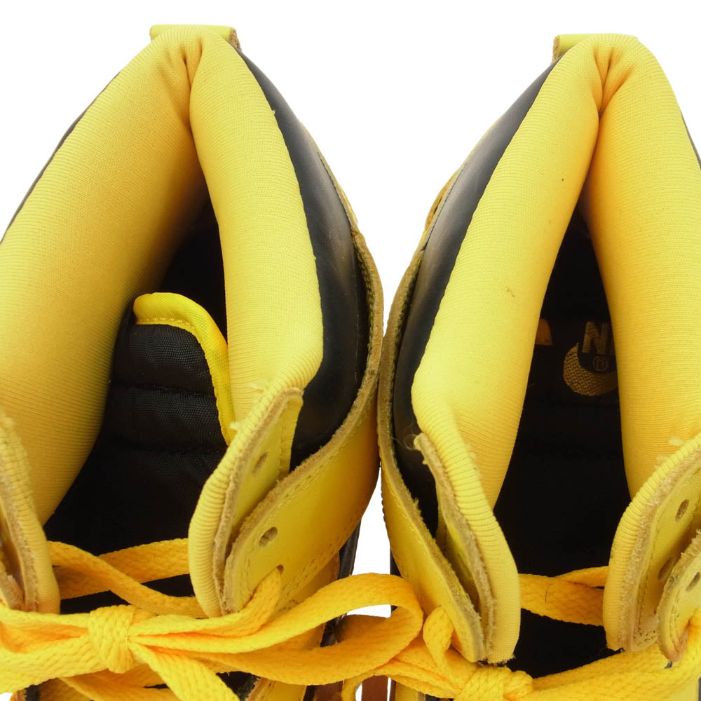 NIKE ナイキ 630335 071 90s 99年製 DUNK HIGH LE ダンク ハイ アイオワ ハイカット スニーカー イエロー系 28cm【極上美品】【中古】