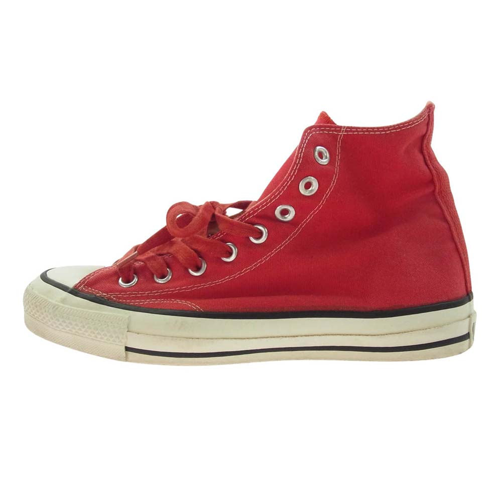 CONVERSE コンバース 80s USA製 ALL STAR オールスター ハイカット スニーカー レッド系 8.5【中古】