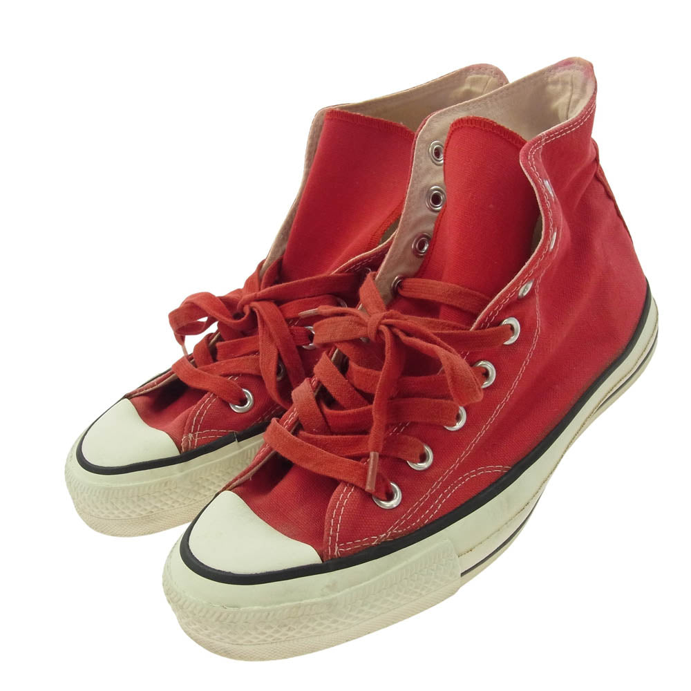 CONVERSE コンバース 80s USA製 ALL STAR オールスター ハイカット スニーカー レッド系 8.5【中古】