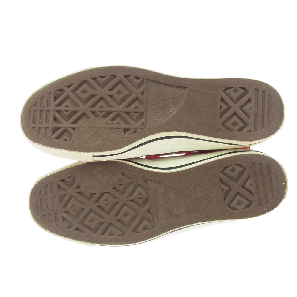 CONVERSE コンバース 80s USA製 ALL STAR オールスター ハイカット スニーカー レッド系 8.5【中古】