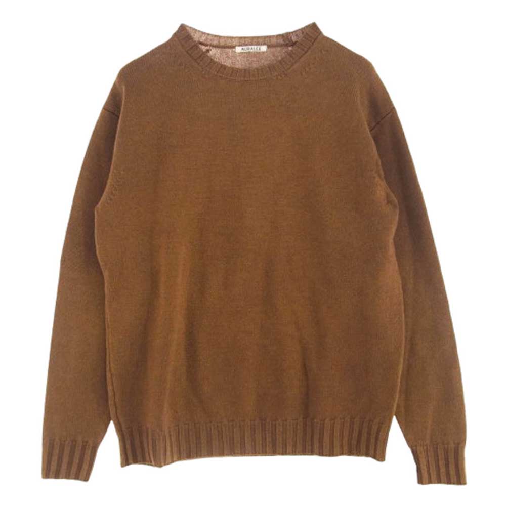 AURALEE オーラリー 23AW A23AP01SW WASHED FRENCH MERINO KNIT P/O  
