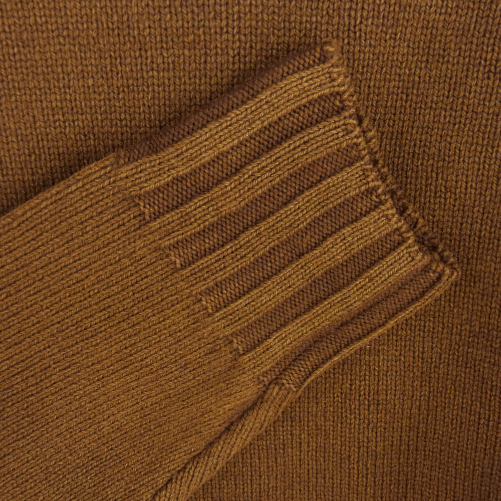 AURALEE オーラリー 23AW A23AP01SW WASHED FRENCH MERINO KNIT P/O フレンチメリノウール ウォッシュ加工 フレンチメリノ プルオーバー ニット ブラウン系 5【中古】