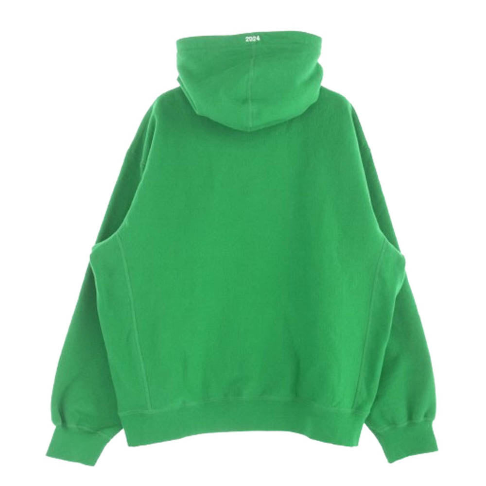 Supreme シュプリーム 24AW Box Logo Hooded Sweatshirt ボックス ロゴ フーディー スウェット パーカー グリーン系 XL【極上美品】【中古】