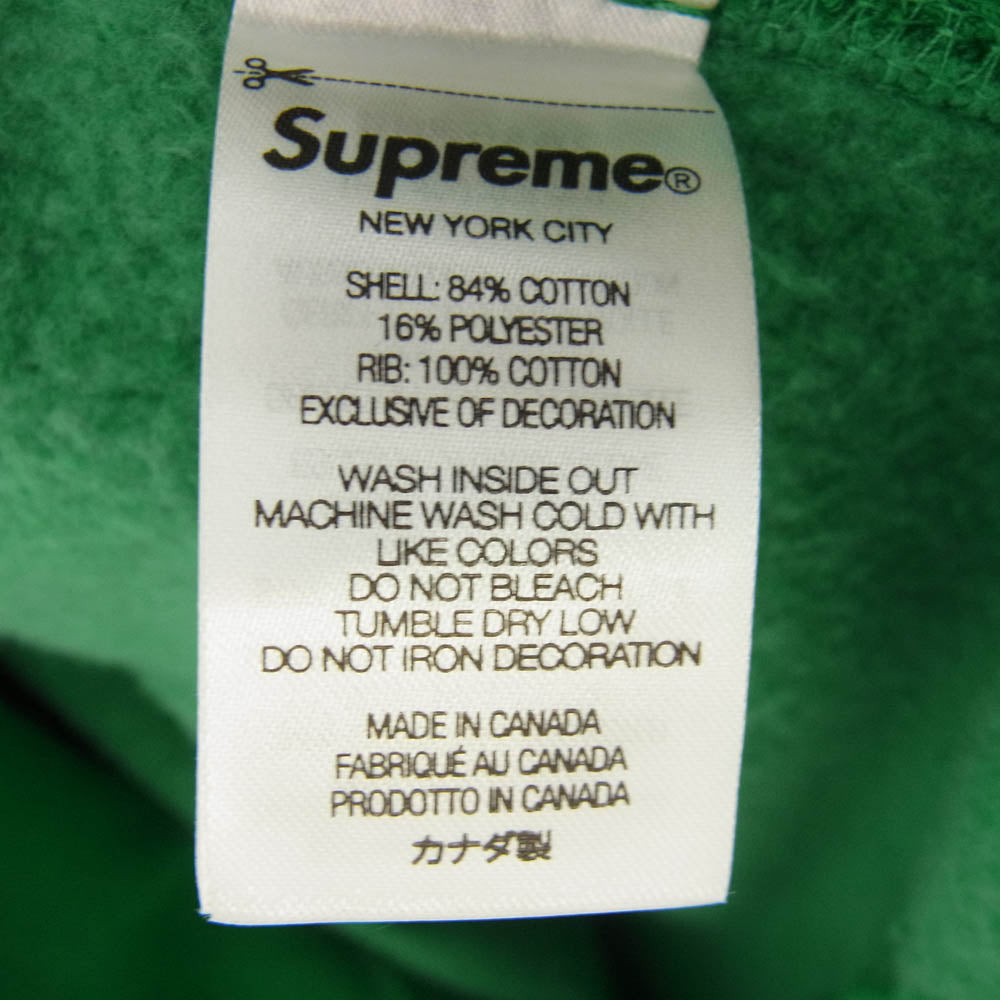 Supreme シュプリーム 24AW Box Logo Hooded Sweatshirt ボックス ロゴ フーディー スウェット パーカー グリーン系 XL【極上美品】【中古】