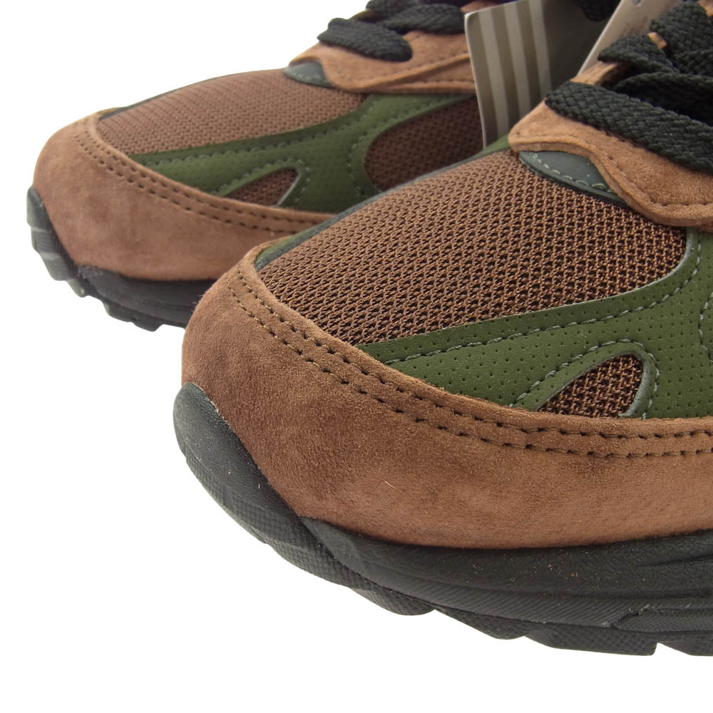 NEW BALANCE ニューバランス MR993ALD フェイクバスター鑑定済 × Aim? Leon dore エメレオンドレ USA製 993 スニーカー ブラウン系 28cm【極上美品】【中古】