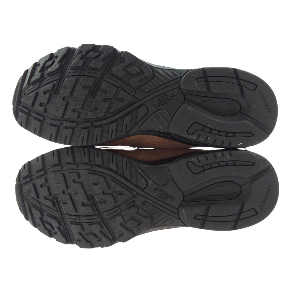 NEW BALANCE ニューバランス MR993ALD フェイクバスター鑑定済 × Aim? Leon dore エメレオンドレ USA製 993 スニーカー ブラウン系 28cm【極上美品】【中古】