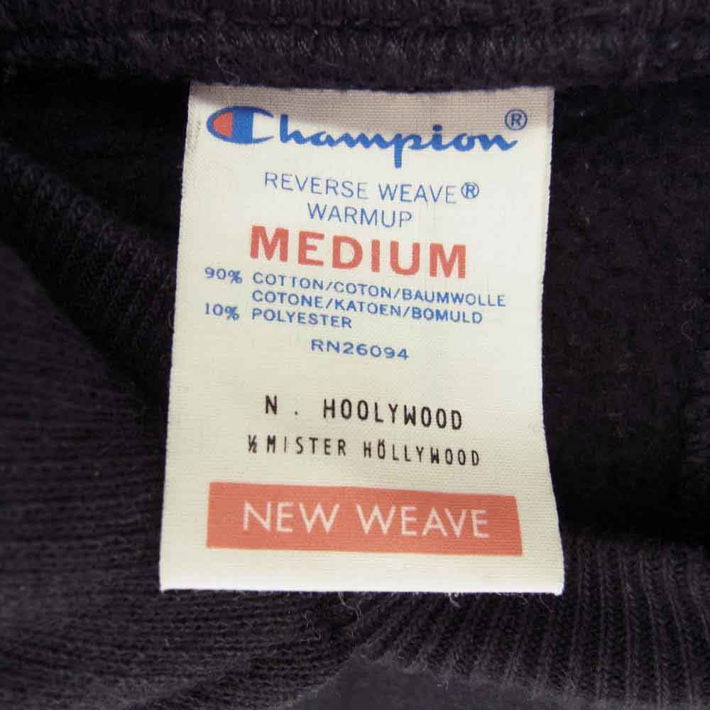 N.HOOLYWOOD エヌハリウッド C8-Z109 × champion チャンピオン NEW WEAVE ニューウィーブ プルオーバー フーディ― パーカー ブラック系 M【中古】